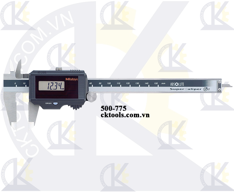 Thước cặp điện tử 0-8''/0-200mm x 0.01mm Pin Solar-500-785
