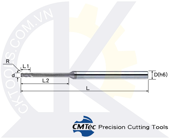 Dao phay CMTec MECRN4, Dao phay CMTéc MECRN4