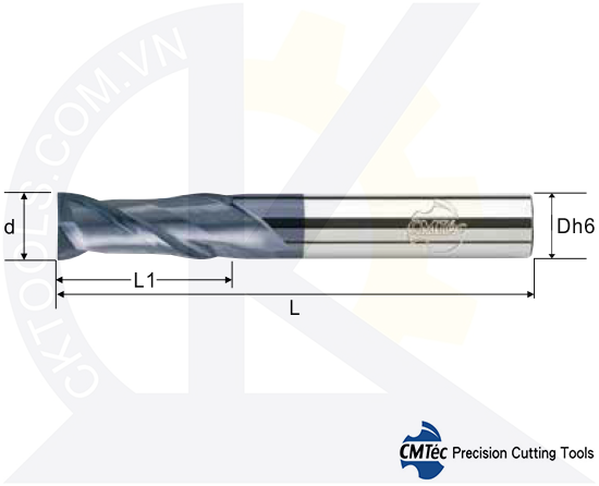 Dao phay CMTec CES2, Dao phay ngón CMTéc CES2