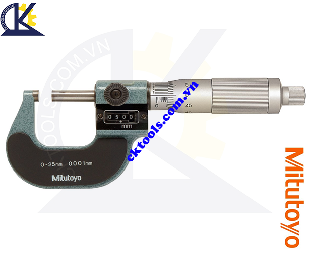 Panme Mitutoyo 0-25mm/0.01mm, Panme đo ngoài Mitutoyo 0-25mmmm/0.01mm, Panme cơ khí Mitutoyo 0-25mm/0.01mm, Panme đo ngoài hiển thị số Mitutoyo 193-101 0-25mm/0.01mm