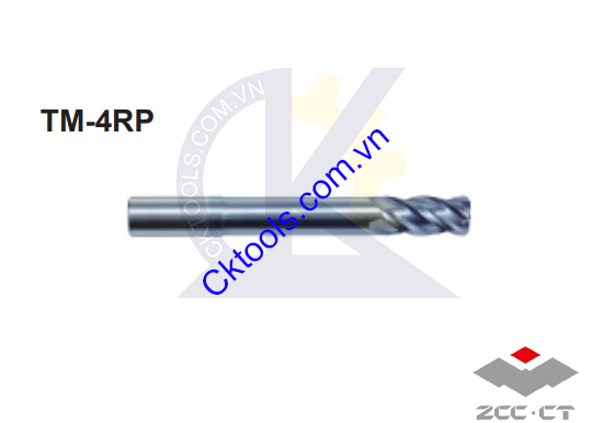 Dao phay  ZCCCT  dòng   TM-4RP-D8.0R0.5  ,  TM-4RP-D8.0R1.0  , Dao phay  ngón hợp kim   ZCC.CT   TM-4RP-D8.0R0.5  ,  TM-4RP-D8.0R1.0  