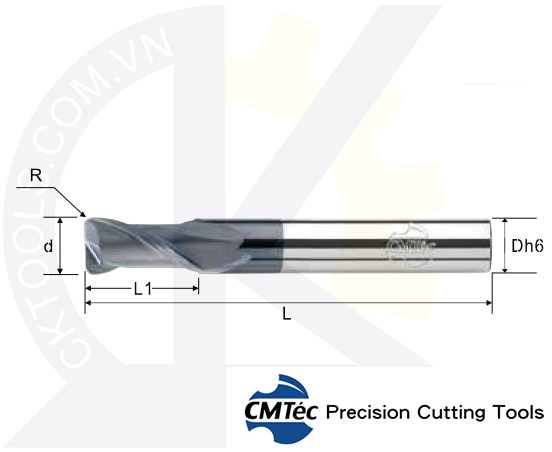 Dao phay CMTec MECR2, Dao phay thép CMTéc MECR2